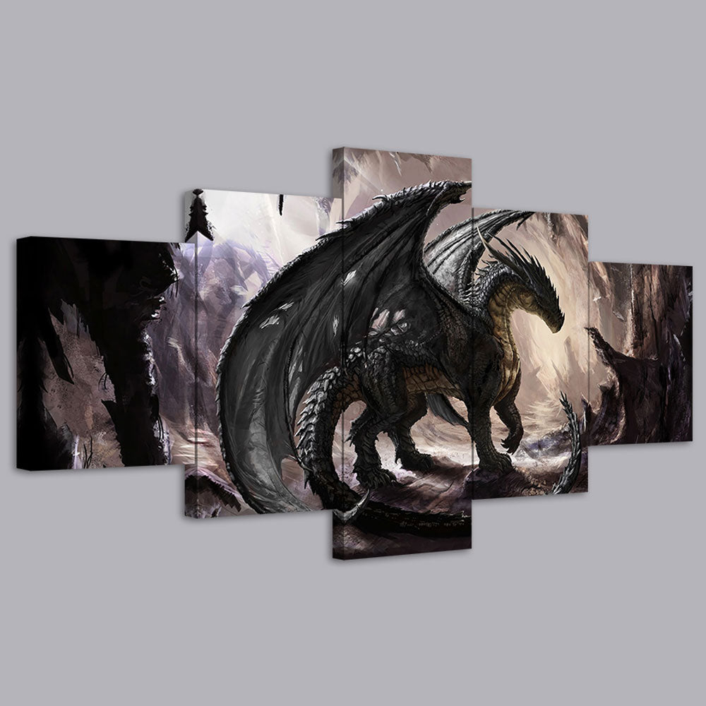 Dragon in its Cave Painting | Dragon Vibe