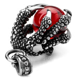 Dragon Claw Pendant With Red Stone (Stainless Steel)