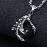 Dragon Claw Stone Necklace