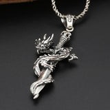 Dragon Dagger Pendant (Sterling Silver)