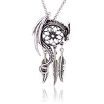 Dragon Dream Catcher Necklace (with chain)