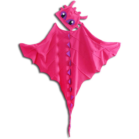 Dragon Dress Up Cape (pink)