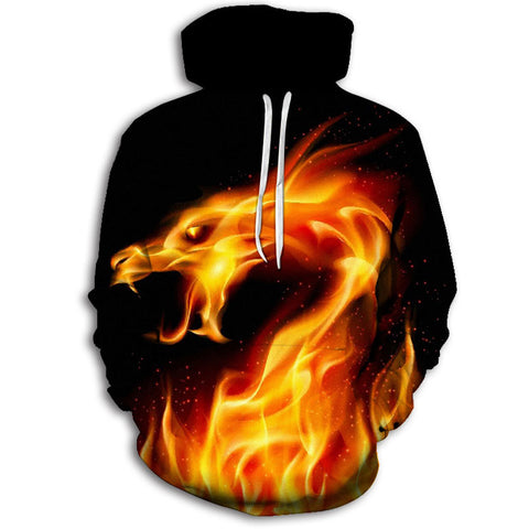 Dragon Fire Hoodie (Red)