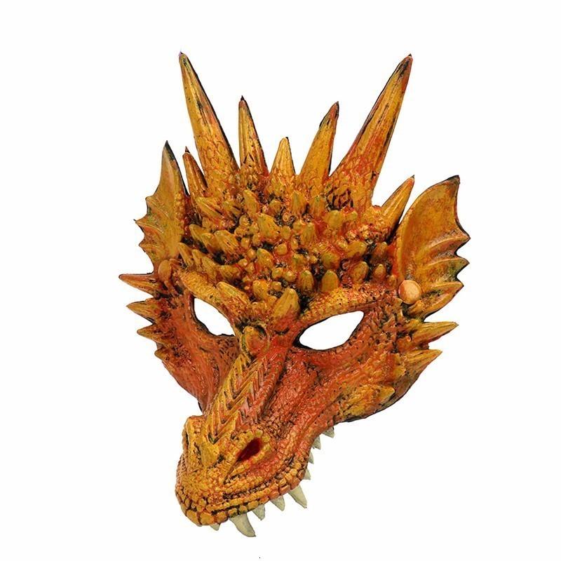 邦楽 MASCHERA - DRAGONHEADS DRAGONTAILS Dragon Mask — Red