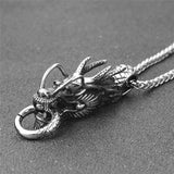 Dragon Head Necklace (Stainless Steel)
