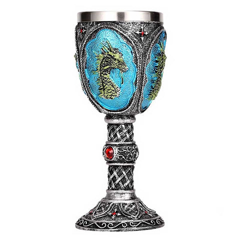 Dragon's Kingdom Goblet (Blue Dragon)