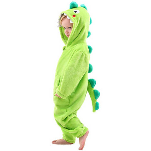Green Dragon Pajamas for Toddlers