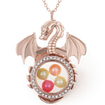 Dragon Pearl Cage Pendant (Stainless Steel)