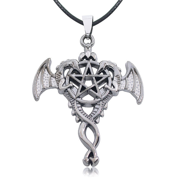Dragon Pentagram Necklace | Dragon Vibe