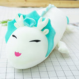 Dragon Pillow Stuffed Animal (White)