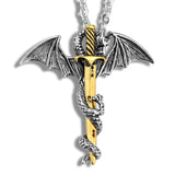 Dragon Sword Pendant (Gold)