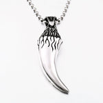 Dragon Tooth Pendant (Stainless Steel)