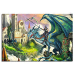 Dragon and Warrior Puzzle