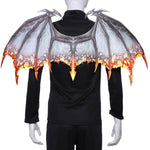 Flaming Dragon Wings Costume for Adults