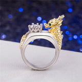 Unshakable Queen Dragon Zirconia Ring
