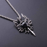 Dragons And Crystal Necklace