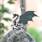 Glowing Dragon Necklace (Stainless Steel)