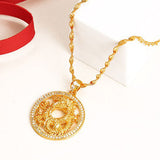 Gold Chain Dragon Pendant