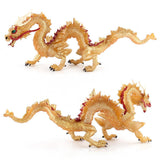 Gold Chinese Dragon Figurine