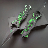 Green Dragon Survival Pocket Knife