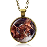 Hatching Dragon Necklace (Bronze)
