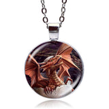 Hatching Dragon Necklace (Silver)