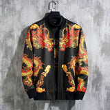 Jacket with Dragons on the Chest