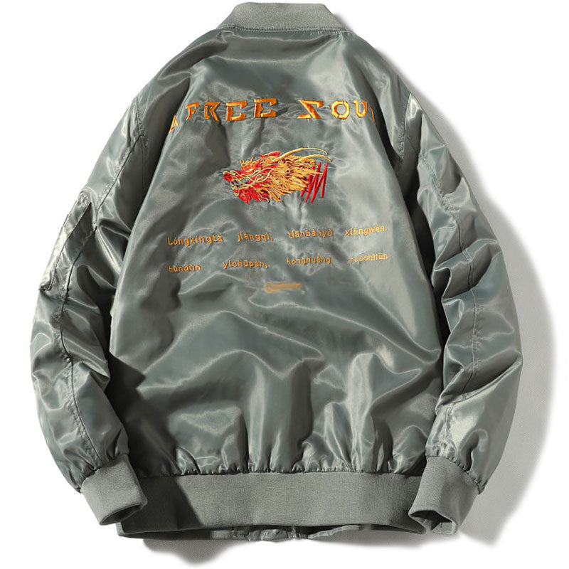 Japanese Dragon Bomber Jacket | Dragon Vibe Japanese Dragon Bomber Jacket | Dragon Vibe