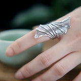 Majestic Wings of the Dragon Ring (silver)