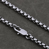 Men's Dragon Cross Necklace (Sterling Silver)