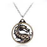 Mortal Kombat Dragon Necklace (Bronze finish)