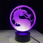 Mortal Kombat Inspired Dragon Logo Light