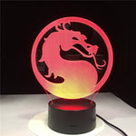 Mortal Kombat Inspired Dragon Logo Light