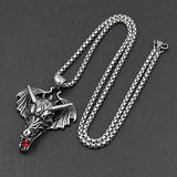 Necklace With a Dragon Head (Stainless Steel)