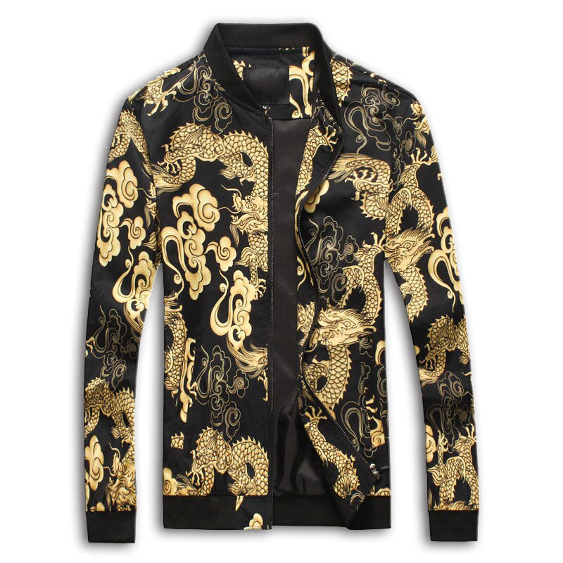 Braggin’ Dragon / GOLF JACKET GABARDINE Braggin' Dragon Golf Jacket – Lieutenant & Co. Haberdashery