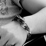 Ouroboros Dragon Bracelet (Stainless Steel)