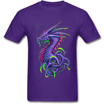 Psychedelic Purple Dragon T-shirt (Purple)