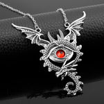 Red Dragon Eye Necklace