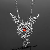 Red Dragon Eye Necklace