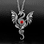 Red Dragon Heart Necklace