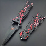 Red Dragon Pocket Knife