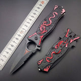 Red Dragon Pocket Knife