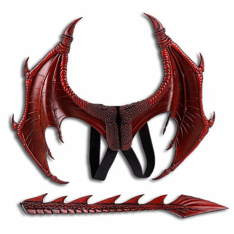 Drogon the Red Dragon set of Wings Costume