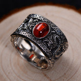Ring of the Two Dragons (Sterling Silver)