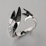 Sterling Silver Dragon Claw Ring