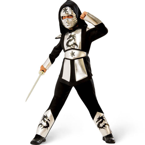 Silver Dragon Ninja Costume