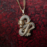 Small Dragon Necklace (Stainless Steel)