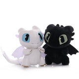 Toothless And Light Fury Plush Dragons
