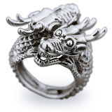Twin Dragon Ring (Sterling Silver)