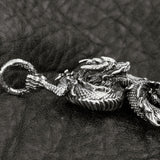 Vintage Chinese Dragon Necklace (Sterling Silver)